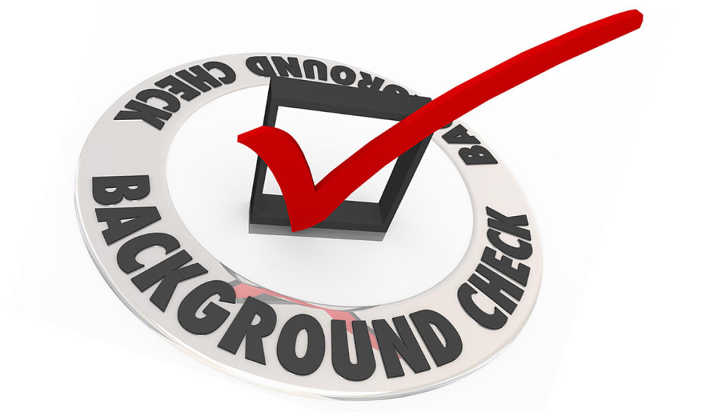 Background check checkmark